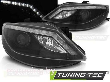 Фары передние BLACK для SEAT IBIZA 6J 06.08-12