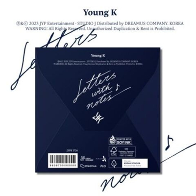 Альбом YOUNG K (DAY6) - LETTERS WITH NOTES DIGIPACK Version