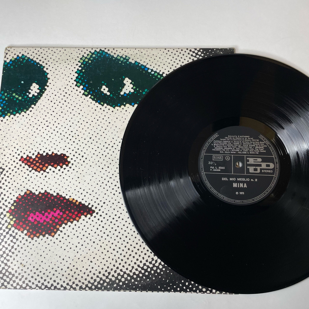 Винтажная виниловая пластинка LP Mina Del Mio Meglio N.2 (Италия 1973)