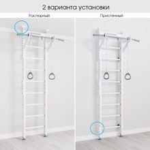 Домашний спортивный комплекс ROMANA Эко 1.1 (белый)