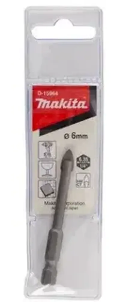 Сверло по стеклу 6х65 MAKITA,арт.D-15964 Китай