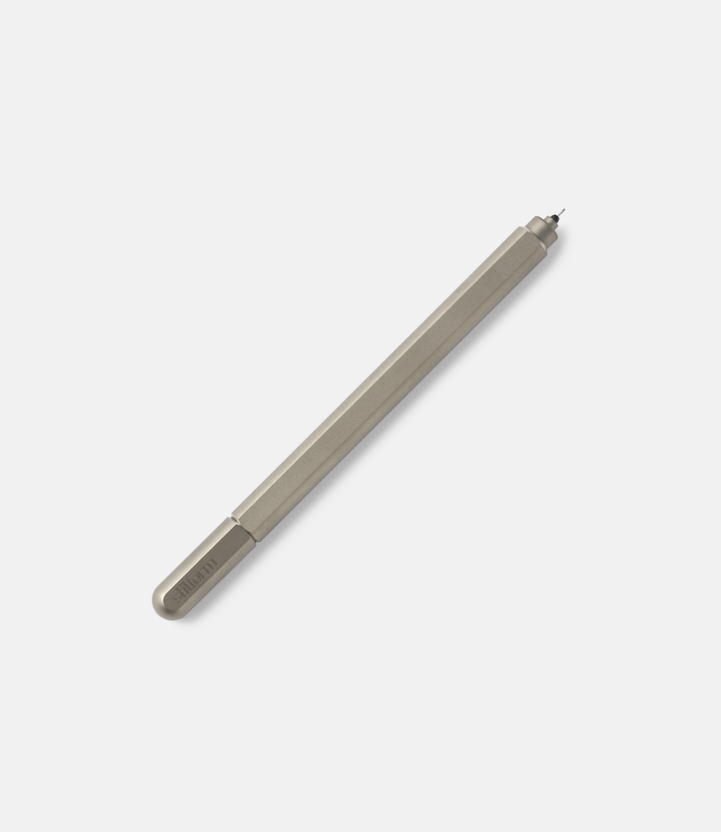Stilform Arc Gel Pen Titanium — гелевая ручка из титана