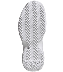 Женские теннисные кроссовки Adidas GameCourt 3 W Clay - footwear white/zero metallic/footwear white