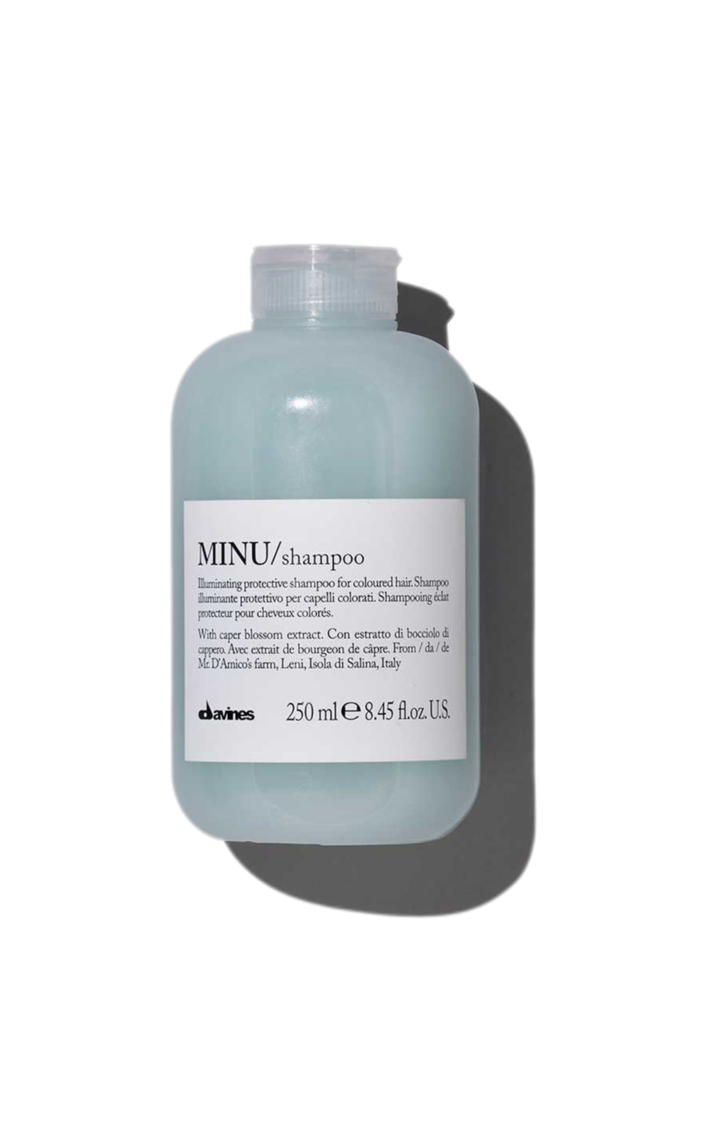 Davines MINU Shampoo — защитный шампунь для окрашенных волос