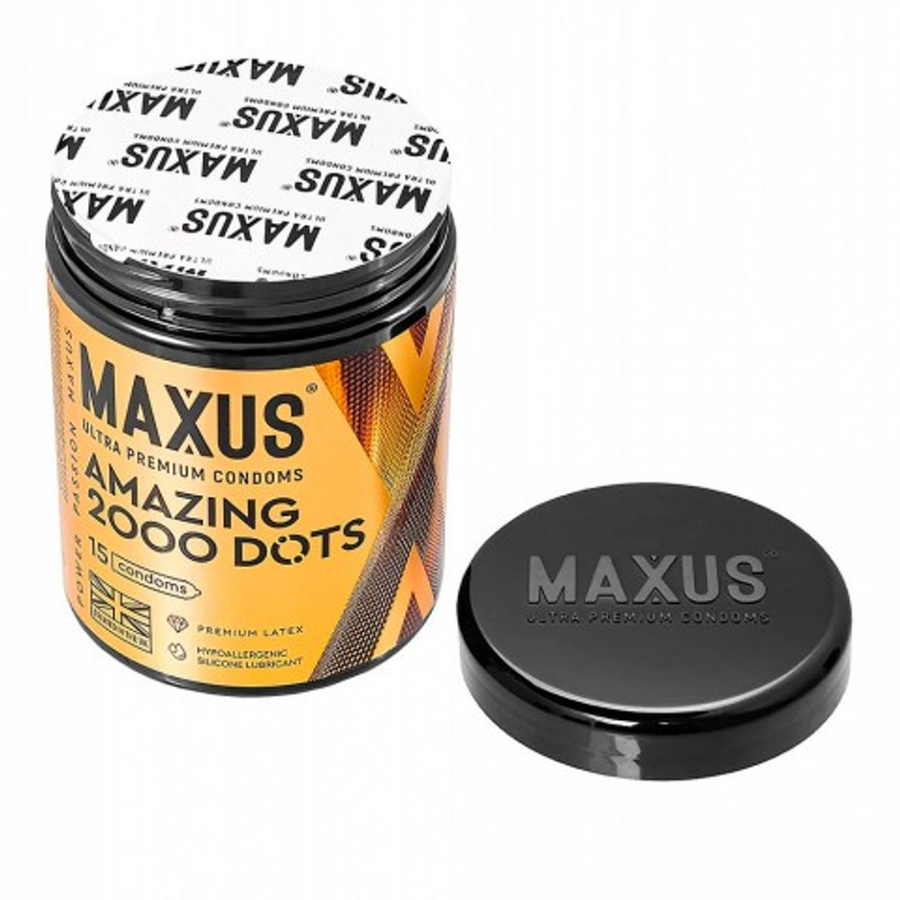 Презервативы MAXUS Amazing, точечные, 15 шт