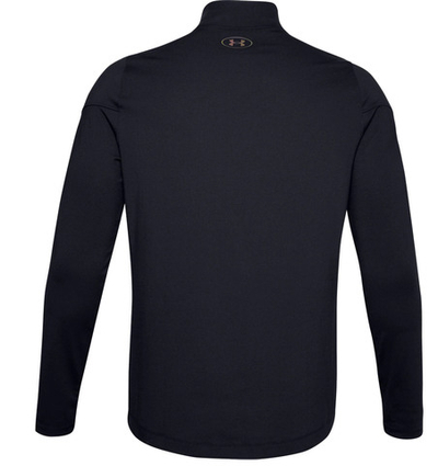 Мужская теннисная футболка теннисная Under Armour Rush ColdGear 2.0 Mock - black