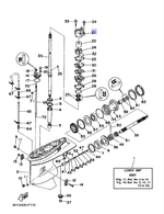 Корпус помпы Yamaha 50-90лс (688443110100)