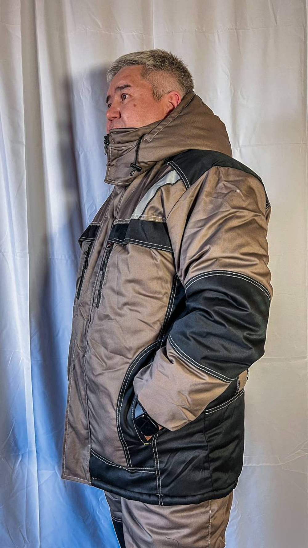Костюм зимний "Восток" кофейный (UZ)