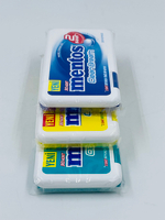 MENTOS набор освежающих пастилок с цинком (3 шт. по 21 г) CleanBreath мята-интенсивная мята-лимон/мелисса, без сахара, 63 г, Турция