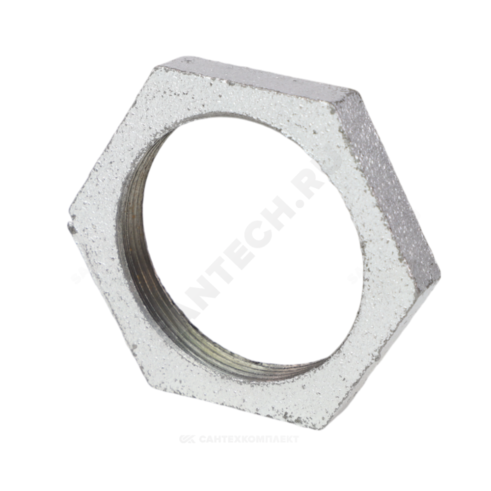 Контргайка чугун оц Ду 15 (1/2") Fittex