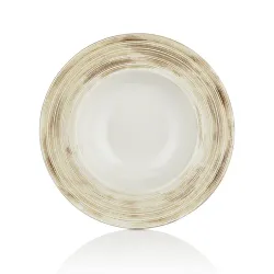 Тарелка глубокая 400 мл d 25 см h5,3 см для пасты, для супа Falme Brown By Bone Innovation [6]