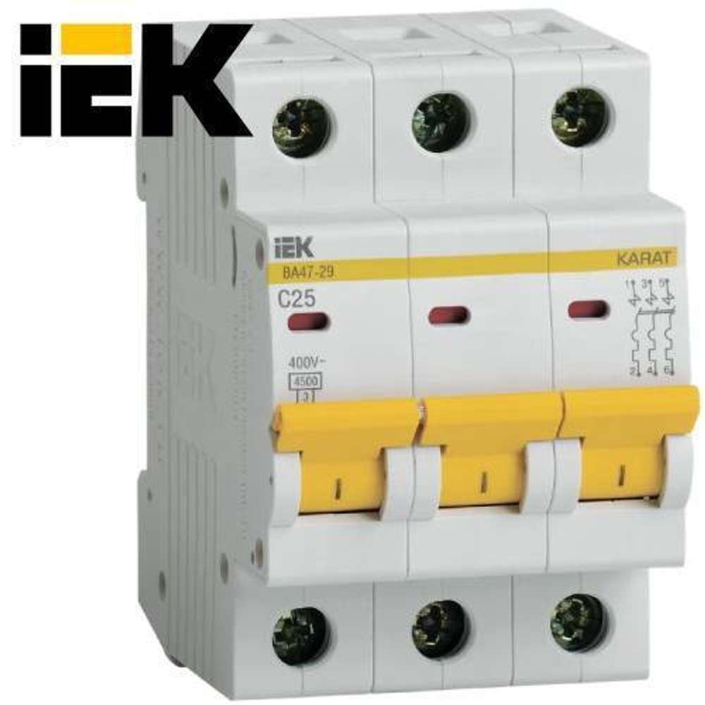Автоматический выключатель IEK 3-Р 25А