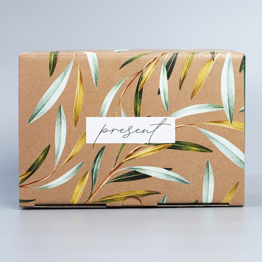 Коробка сборная «Present», 22 х 15 х 10 см