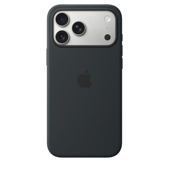 Чехол Silicone Case MagSafe для iPhone 17 Pro Max Черный