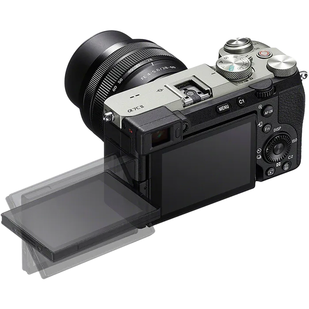 Цифровая фотокамера Sony Alpha a7C II Kit 28–60mm f/4-5.6. Серебристый