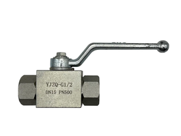 Кран шаровый двухходовой нерж.сталь KHB-1/2BSP 304SS 500bar