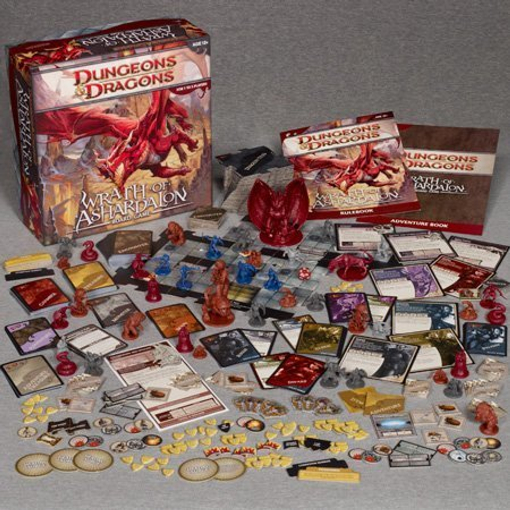 Dungeons and Dragons Boardgame: Wrath of Ashardalon. Компоненты