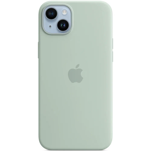 Силиконовый чехол с поддержкой MagSafe Apple Silicone Case для iPhone 14 Plus, Succulent (Агава)