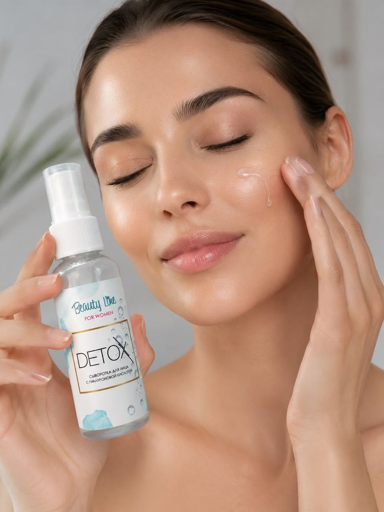 BeautyLine Сыворотка для лица с гиалуроновой кислотой DETOX for WOMEN BeautyLine Сыворотка для лица с гиалуроновой кислотой DETOX for WOMEN