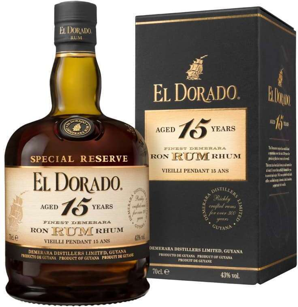 Ром El Dorado Aged 15 Years Special Reserve, 0.7 л