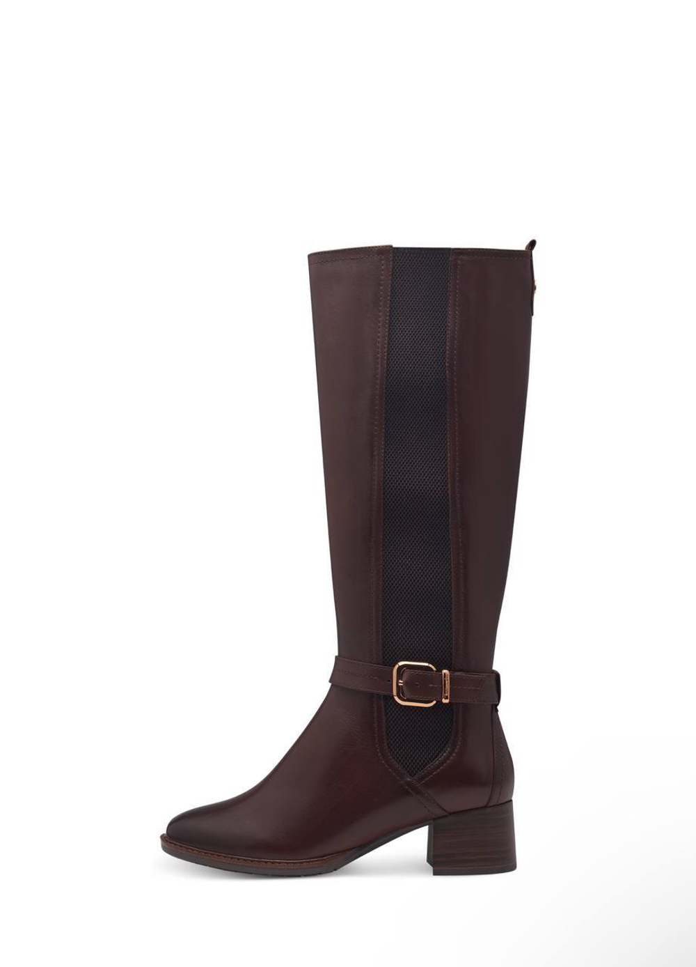 Сапожки демисезонные кожаные Tamaris Comfort XL