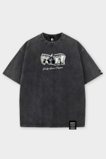 Футболка SHMOT "DOLLAR" GARMENT DYE Черный