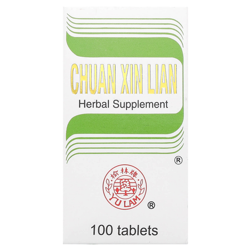 Yu Lam Brand, Chuan Xin Lian, 100 таблеток