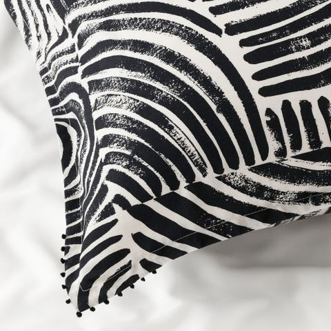 Наволочка IKEA FRODD (ФРЕДД), Черный, 50х80 см