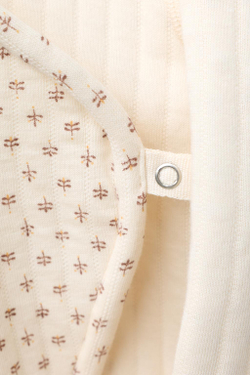 ZARA КОМБИНЕЗОН С ПРИНТОМ «ВЕТОЧКИ», СВЕТЛЫЙ ЭКРЮ