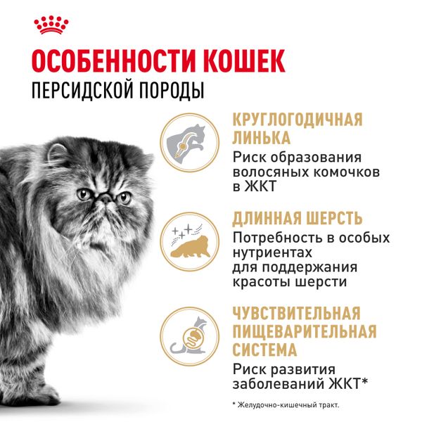 Сухой корм Royal Canin Persian Adult для взрослых персидских кошек от 12 месяцев