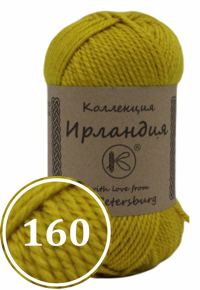 Пряжа смесовая "Ирландия" 100г (160)