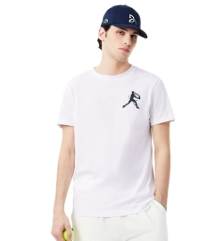 Теннисная футболка Lacoste Tennis x Novak Djokovic Pack - white