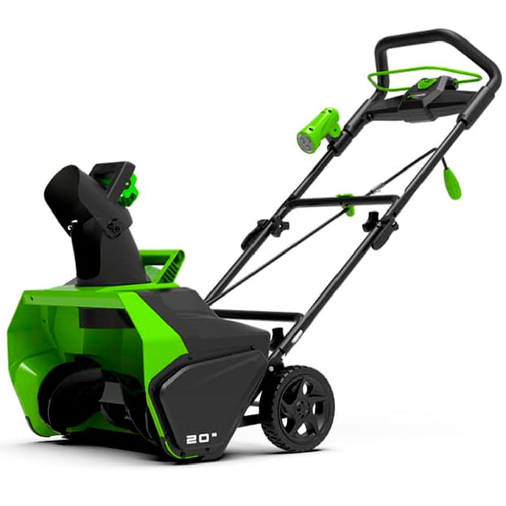 Снегоуборщик аккумуляторный Greenworks Арт. 2600607, 40V, 51 см, бесщеточный, с 1хАКБ 4 Ач и ЗУ