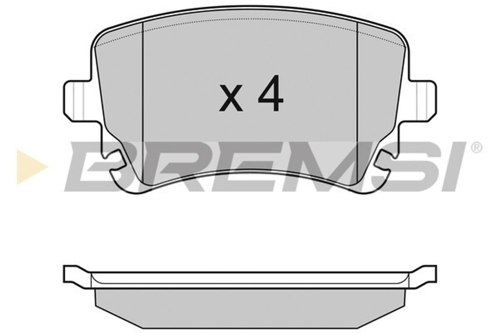 BREMSI - BP3086-BMS - Brake Pad Set, disc brake