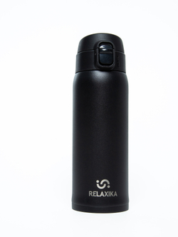 Термокружка Relaxika 701 (0,48 литра), черная R701.480.2L1