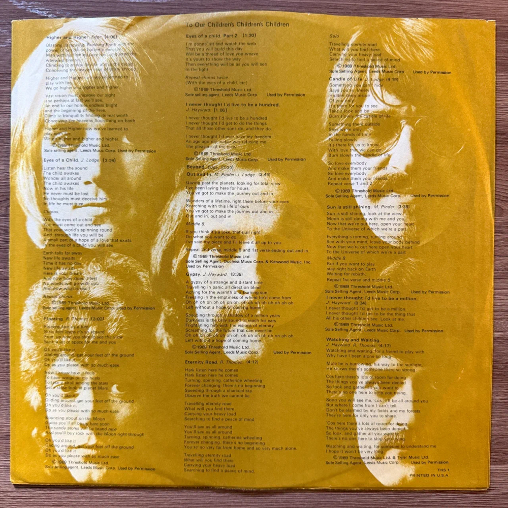 The Moody Blues ‎– To Our Children's Children's Children (США 1969г.)