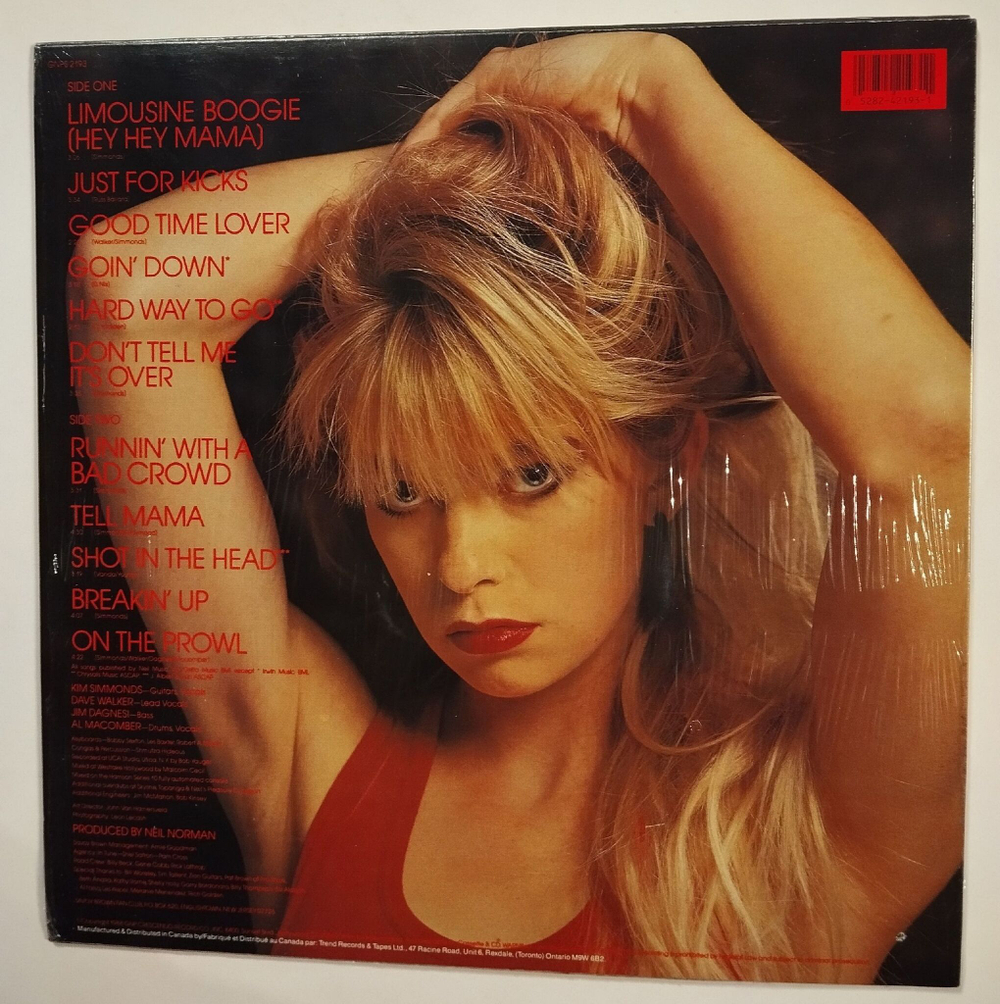Винтажная виниловая пластинка LP Savoy Brown Make Me Sweat (Canada 1988)