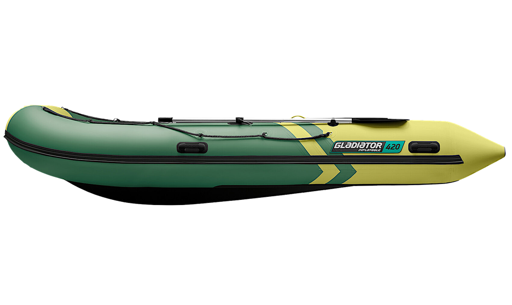 Лодка ПВХ Gladiator Light B420 с фанерным полом -