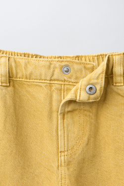 ZARA - FRUIT OF THE LOOM™ ДЖИНСЫ, ГОРЧИЧНЫЙ