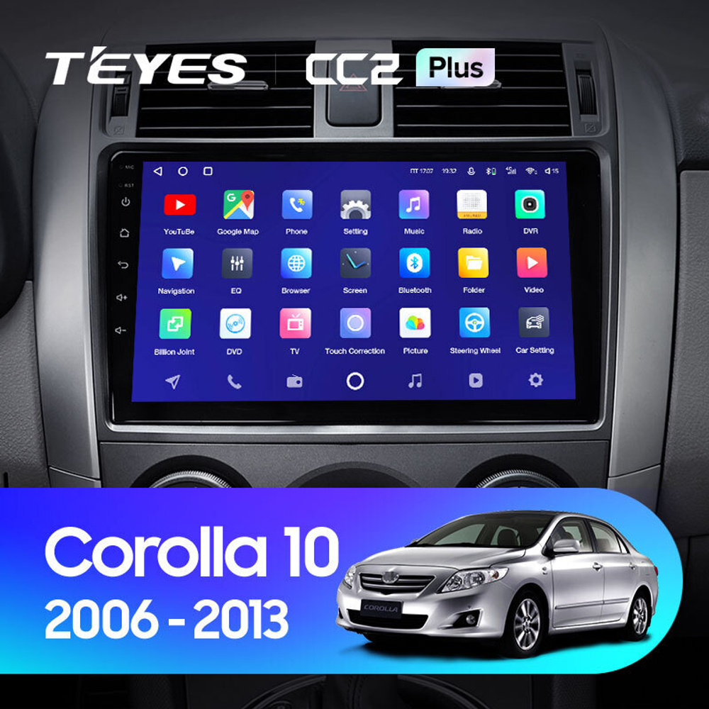 Teyes CC2 Plus 9" для Toyota Corolla Axio, Fielder 2006-2013