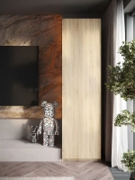 Шкаф распашной Soho, бежевый, 61 см