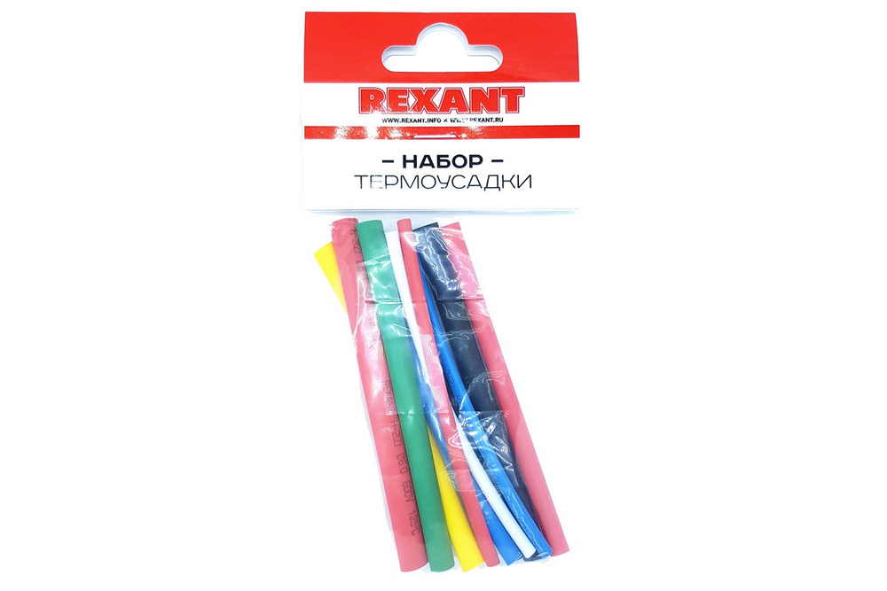 Термоусадка REXANT набор трубок №1 АВТО 3ммх4шт, 4,5,6ммх2шт
