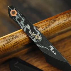 Нож NC Custom KOI Black Stonewash, Black