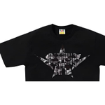 A Bathing Ape 1st Camo Twin Sta Nyc Tee черный серый