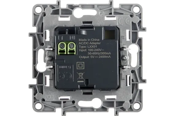 Розетка USB Legrand Etika двойная 2400мА антрацит 30197