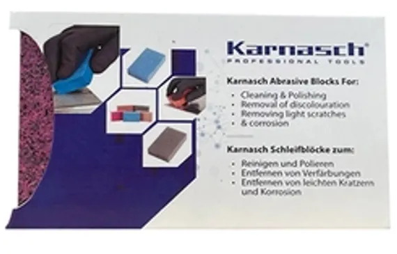 Шлифовальный блок Karnasch Р120, FlexClean, артикул 12.4000.080.120