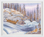"Река времени"-M990  вышивка