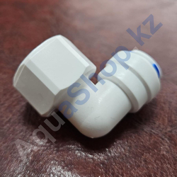 Фитинг QT-14D угловой 3/8"(f) x 1/2"(ВР)