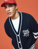 Мужской кардиган с вышивкой NATHAN WALKER - BERSHKA
