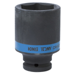 KING TONY (643555M) Головка торцевая ударная глубокая шестигранная 3/4", 55 мм